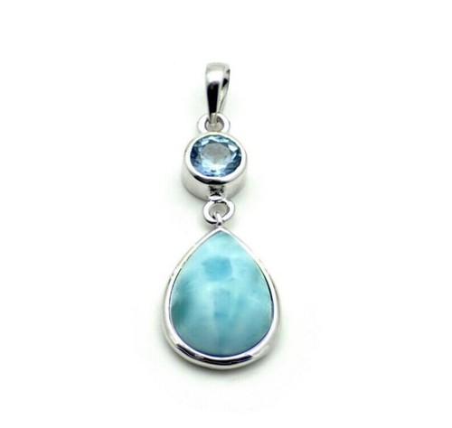 Schöne larimar blau topas - schöne,