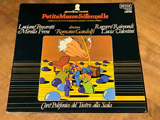 Rossini Petite Messe Solennelle PAVAROTTI FRENI GANDOLFI DECCA UK 2LP SDD 567/8