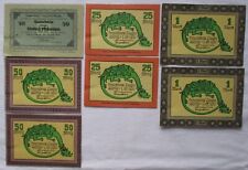 5 x Banknoten Notgeld Gemeinde Langenaltheim 1917-1920 (101739)