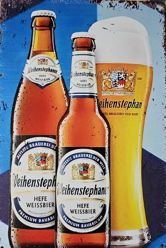 Blechschild weihenstephan 20cm - blechschild,