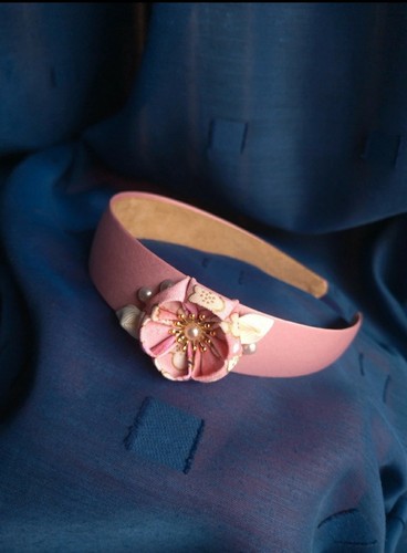 Rosa ring mit blume handarbeit - mit,