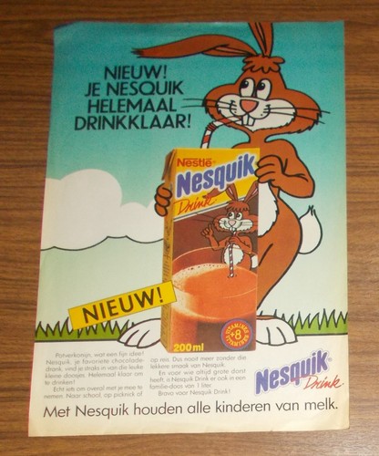 Seltene werbung nesquik drink - seltene,