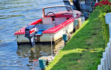Kleines motorboot model - (ddr),