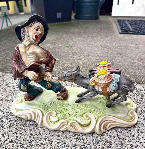 Große vintage figur - figur, mit
