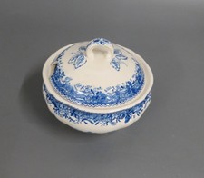 Marmeladedose Dose Zuckerdose Villeroy & Boch Burgendland Blau Alte Marke 