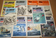 10 Ausgaben Der Landser, Kriegserlebnisse, Militärgeschichte, Serienmix - zh268