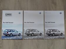 VW Golf 4 Variant Prospekt 5.2004 + Preisliste + Beilage