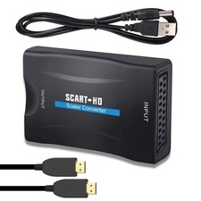 SCART zu auf HD Adapter Konverter ➡️✅ Video-Wandler für Wii / PS / XBOX