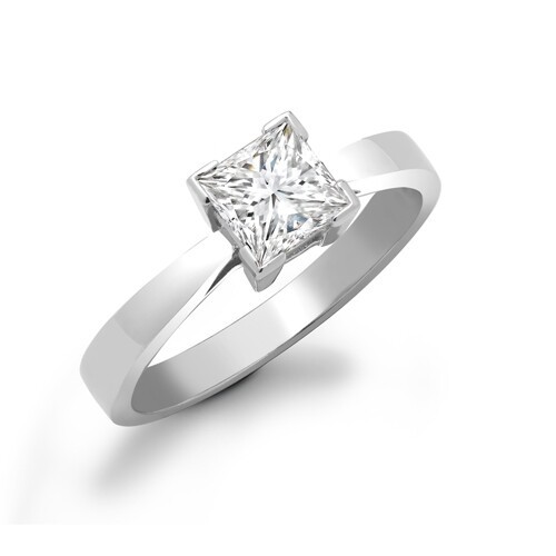 Echter diamant solitaire - echter, ring