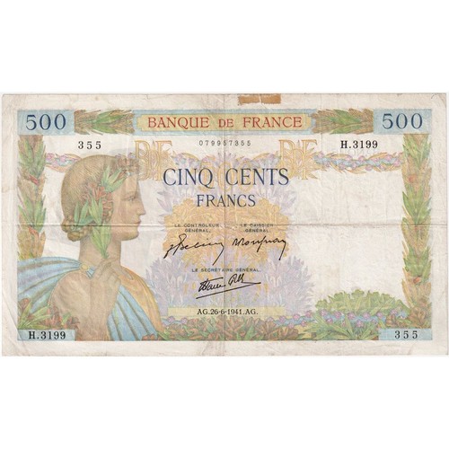 Frankreich 500 francs la - 500, francs,