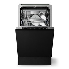 Klarstein Velaire 45cm vollintegrierter Geschirrspüler Edelstahl leise effizient