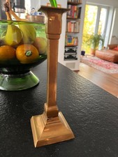 Antiker Messing Kerzenständer Art Deco 1920