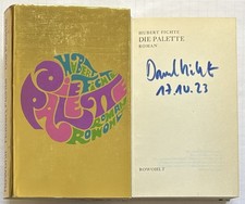 Daniel Richter signiert Palette Buch klein Unterschrift Autogramm signed Fichte