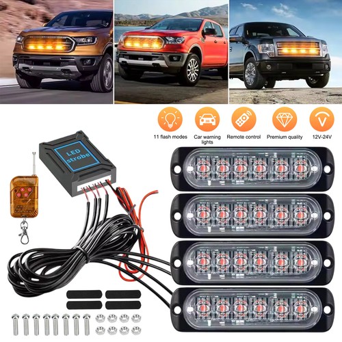 4stk led auto frontblitzer - led,
