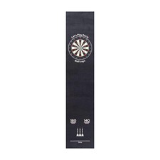 Dartteppich Schwarz 50x250cm Dartmatte Oche 237cm offiziell. Abstand Dartturnier