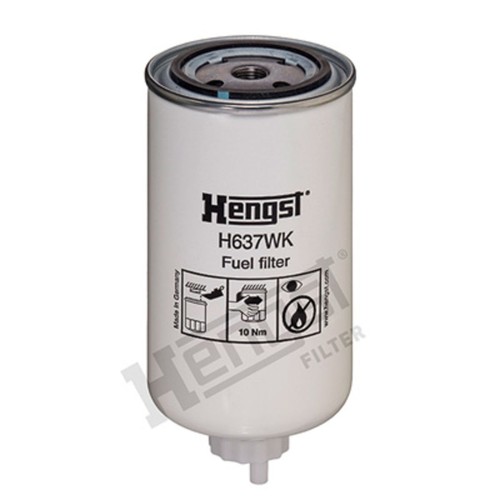 Kraftstofffilter hengst h637wk - kraftstofffilter,