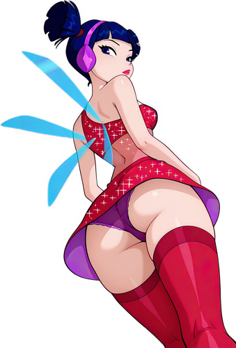 Musa from winx - vinyl, car
