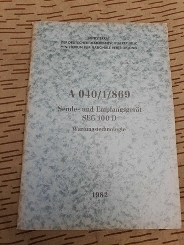 Nva 040 869 funkgerät - dv,