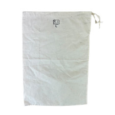 Finnische Armee Leinen Tasche Vintage WW2 cremeweiß 1940er Sanitätsstab 12x17"