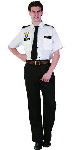 Herren kostüm pilot uniform - kostüm, "pilot"