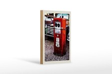 Holzschild 12x18cm USA Amerika