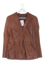 WALTER Ledermantel Damen Mantel Gr. DE 38 braun Casual-Look