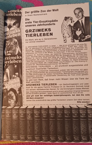 Grzimeks tierleben werbung - ,