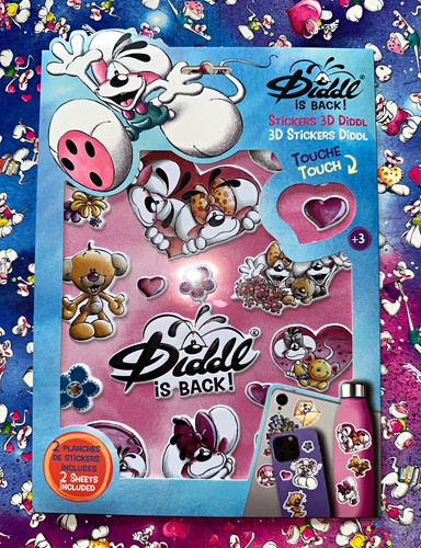 Diddl back sticker set - is,