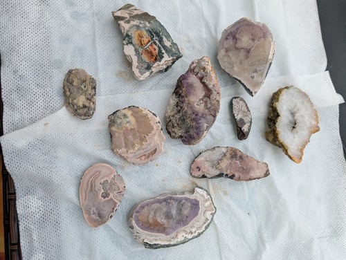 Amethyst quarz achat - achat, aus