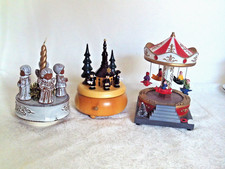 Weihnachtsspieluhr Engel, Kirche Sternsinger, Karussell beleuchtet Zur Auswahl