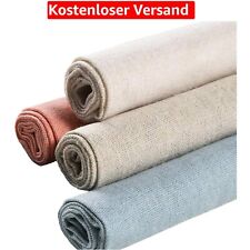 Hochwertiger Aida-Stoff Naturleinen 4 Stück 50x50 cm für Kleidung & Dekoration