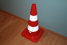 1x "ES-TEAM" Leitkegel - PVC 50cm - Tagesleuchtende Pylonen