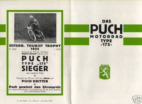 Puch type 175 prospekt - prospekt, 1926