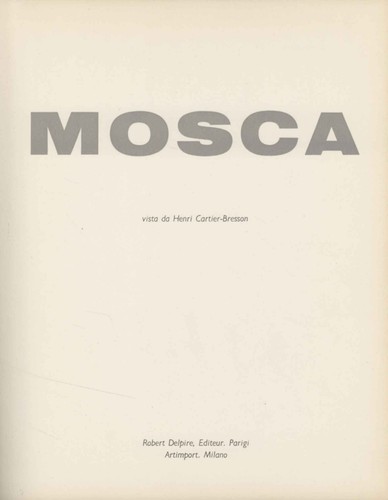 Moskau henri cartier bresson - henri, cartier-bresson