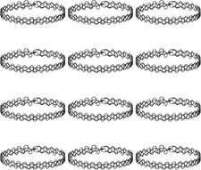 Elastische Halskette Set, 12