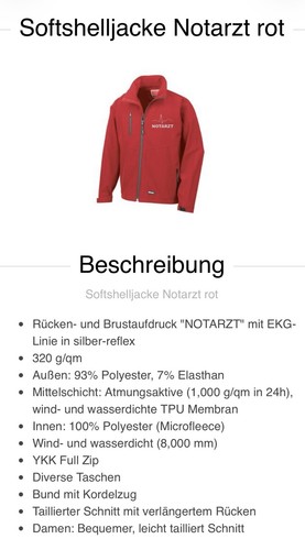 Notarztjacke 4xl ärmel - 4xl,,