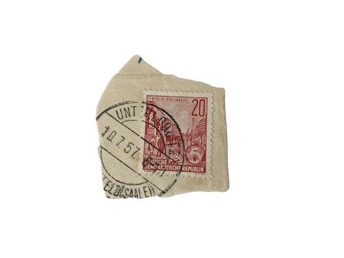 Berlin stalinallee briefmarke - berlin,