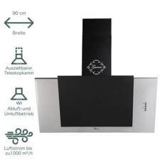 Dunstabzugshaube Kopffreihaube 90 cm Edelstahl  Gurari GCH S 482 IS AUSTELLER