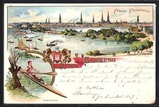 Lithographie Hamburg-Neustadt