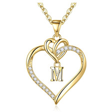 Herz Kette Damen 14K Gold