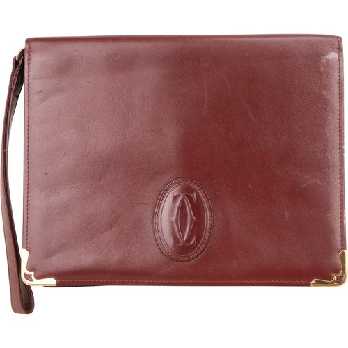 Cartier bordeaux leather - cartier,