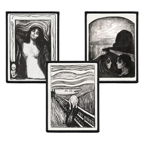Edvard munch aufnäher - edvard,