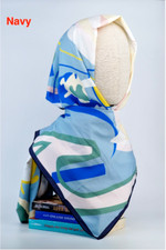 Set aus 3 Seiden-Hijabs mit