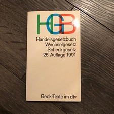 HGB Beck-Texte im dtv 25. Auflage 1991