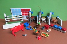 Playmobil Reiterhof Reitturnier Pferde - großes Set mit neuem Aufkleber