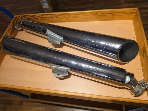 Auspuff rechts links triumph - auspuff, +links