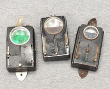 3 alte DDR Farb-Taschenlampen
