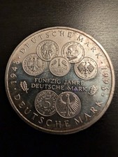 10,- DM Muenze 50 Jahre Deutsche Mark