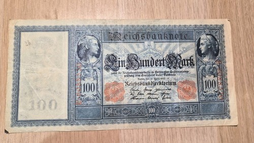 Reichsbanknote 100 mark - reichsbanknote,100,