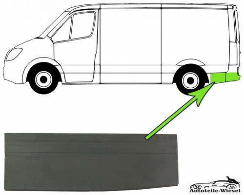 Seitenwand reparaturblech - seitenwand,